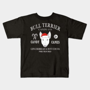 Funny Santa Bull Terrier - Vintage Holiday Kids T-Shirt